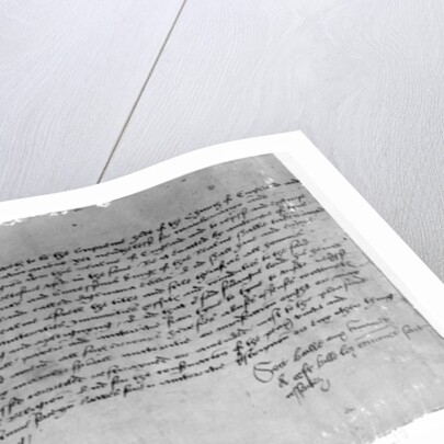 The Act of Supremacy recognising Henry VIII as the head of the Church of England, 1534 by English School