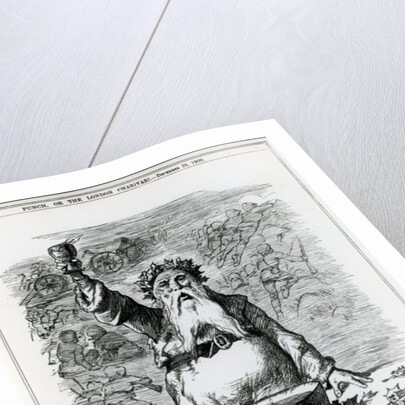 To Absent Friends!, a cartoon from 'Punch' magazine, December 26th 1900 by English School