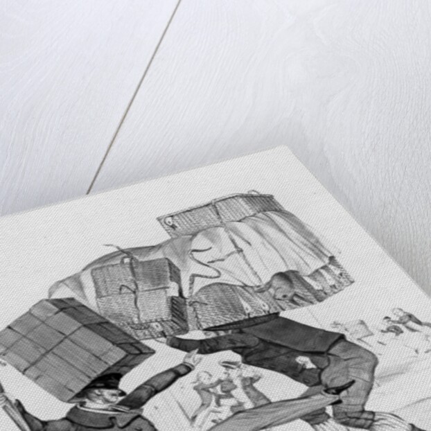 A Christmas Box, 1836 by English School