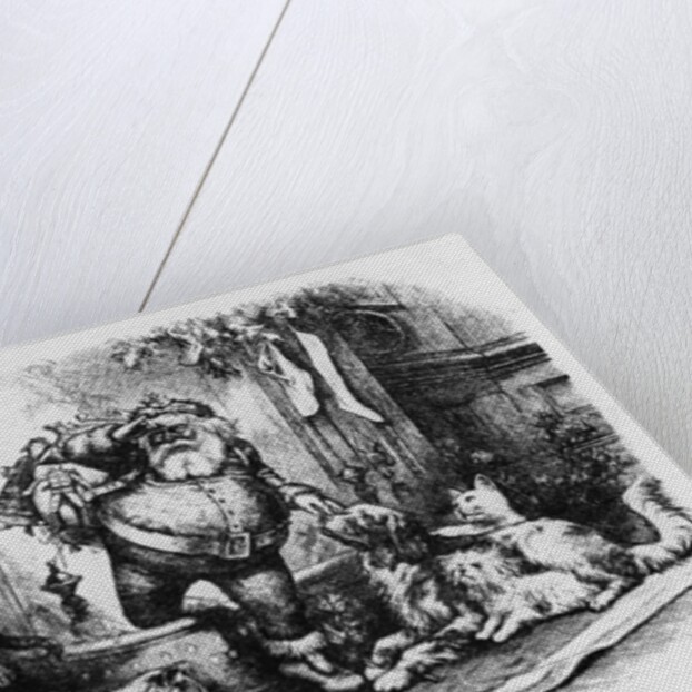 The Coming of Santa Claus, 1872 by Thomas Nast