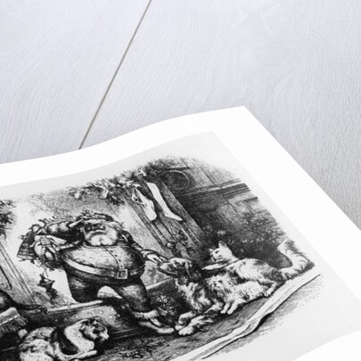 The Coming of Santa Claus, 1872 by Thomas Nast