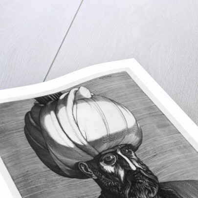 Suleiman the Magnificent, engraved in Constantinople, 1559 by Melchior Lorck