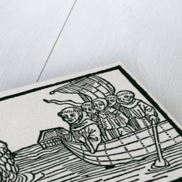 St. Brendan and the Siren by German School