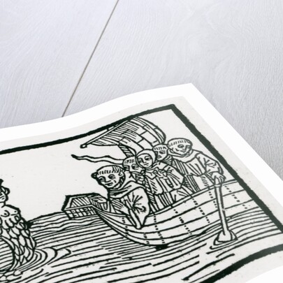 St. Brendan and the Siren by German School