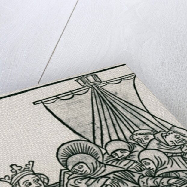 St. Brendan and the Siren by German School