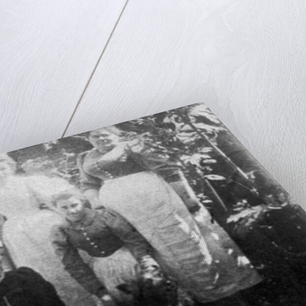 Sophia Farrell and maids, 1899 by English Photographer