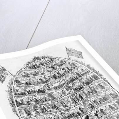 The British Beehive, 1867 by George Cruikshank