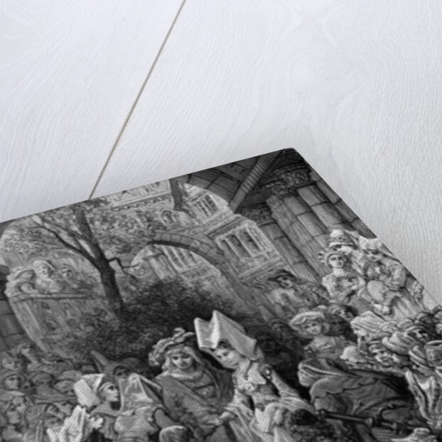 The Bride and Groom entering the hall by Gustave Dore