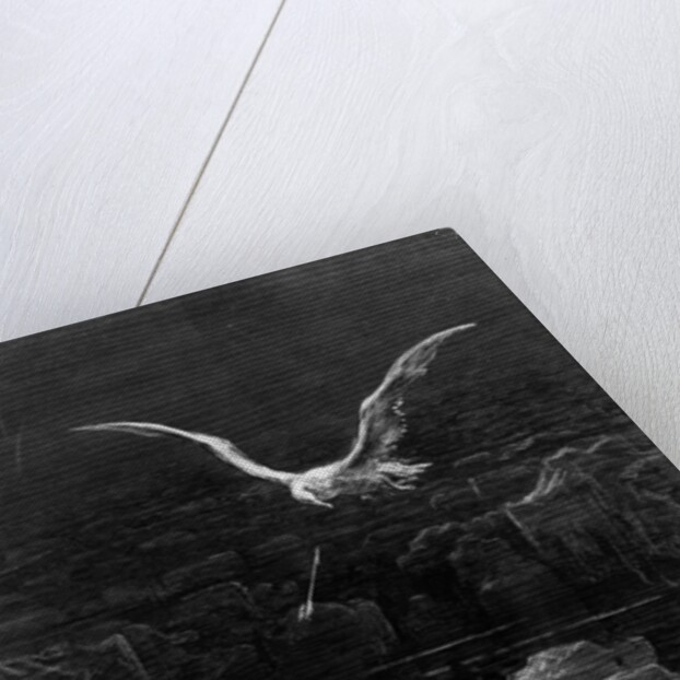 The albatross is shot by the Mariner by Gustave Dore