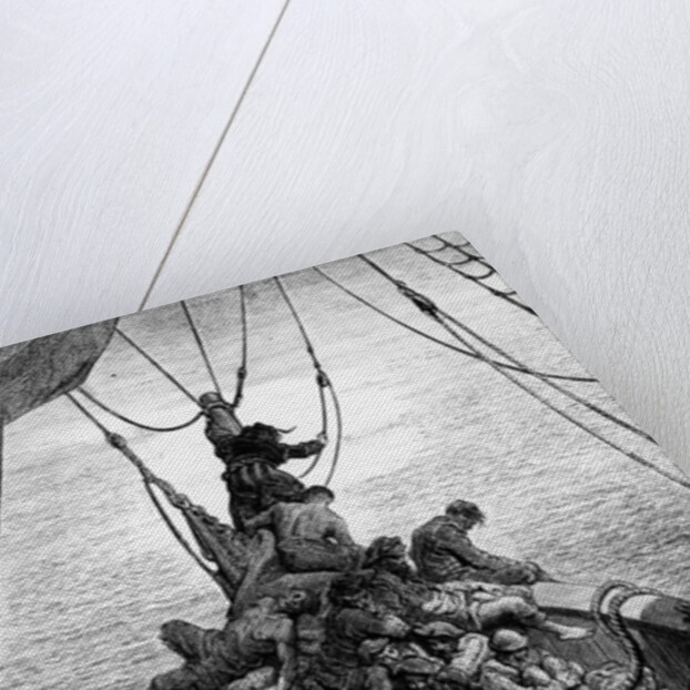 The sailors becalmed and tormented by thirst by Gustave Dore