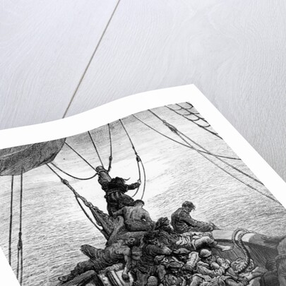 The sailors becalmed and tormented by thirst by Gustave Dore