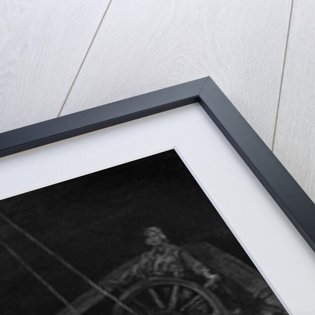 The dead sailors rise up and start to work the ropes of the ship so that it begins to move by Gustave Dore