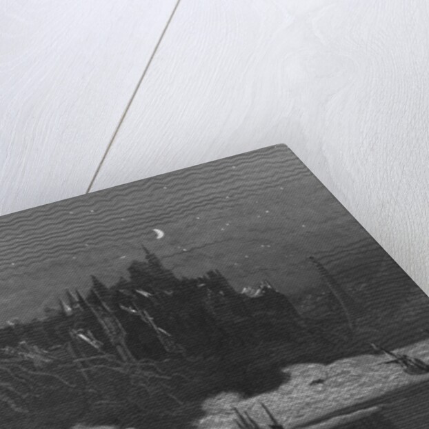 The first vision of his native country by the Mariner, freed from his trance and woken from sleep by Gustave Dore