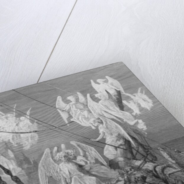 The mariner sees the band of angelic spirits by Gustave Dore