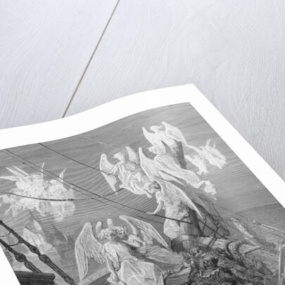 The mariner sees the band of angelic spirits by Gustave Dore