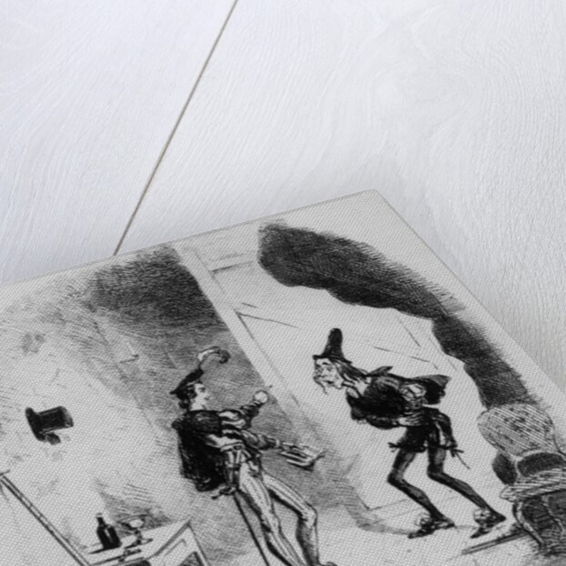 Illustration for Charles Dickens' Nicholas Nickleby, 1839 by Hablot Knight Browne