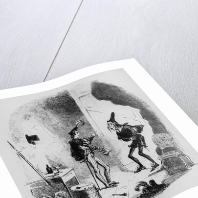 Illustration for Charles Dickens' Nicholas Nickleby, 1839 by Hablot Knight Browne