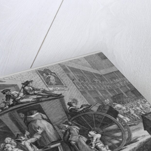 Country Inn Yard, 1747 by William Hogarth