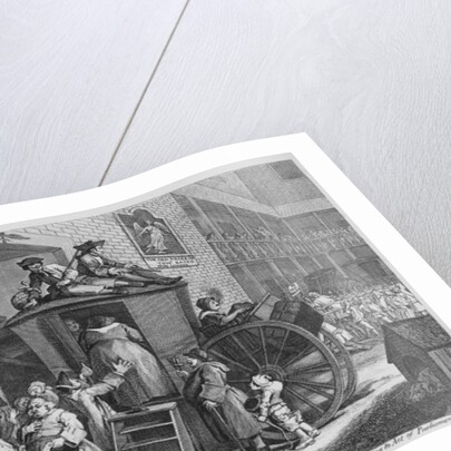 Country Inn Yard, 1747 by William Hogarth