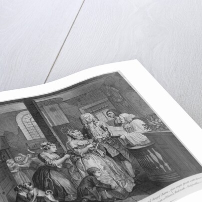 Scene V: The Rake marrying an Old Woman, 1735 by William Hogarth