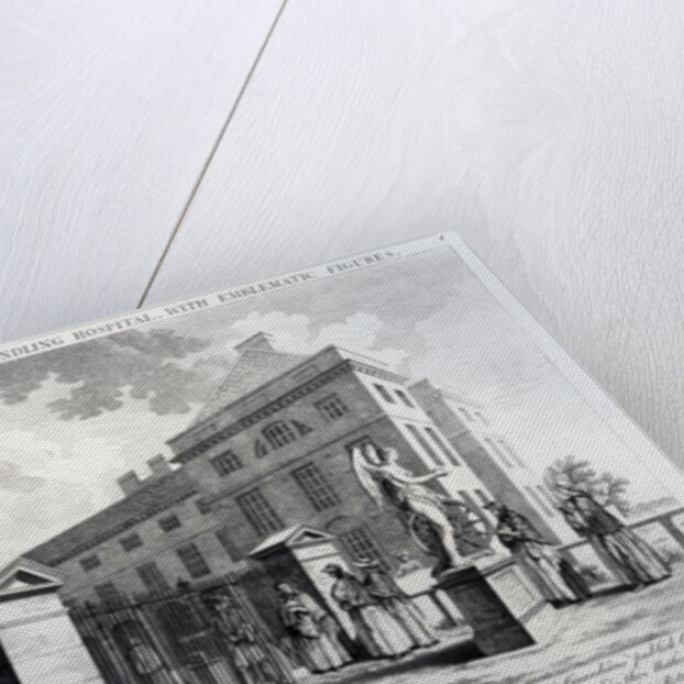 A perspective view of the Foundling Hospital, engraved by Edward Rooker, 1749 by Samuel (after) Wale