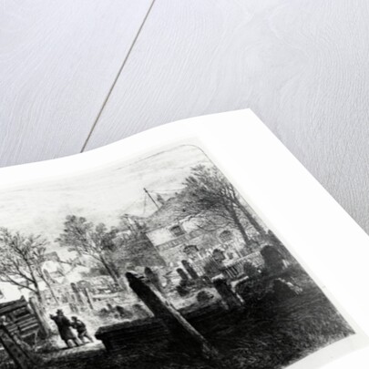 Bunhill Fields, January 1866 by English School