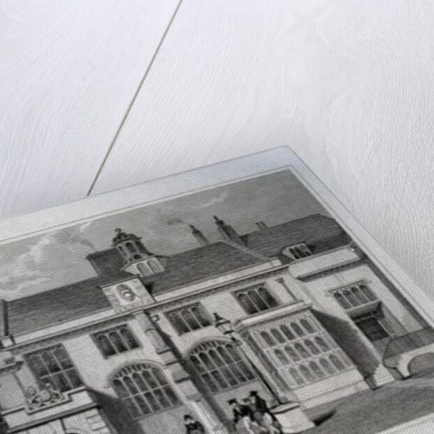 Pensioner's Hall, Charter House, engraved by John Rogers, 1830 by Thomas Hosmer Shepherd