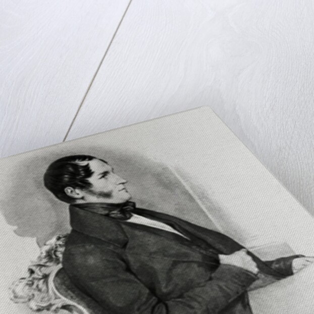 Leopold I, King of the Belgians, after a portrait of 1840 by Samuel Diez