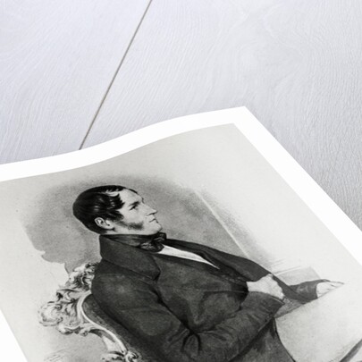 Leopold I, King of the Belgians, after a portrait of 1840 by Samuel Diez