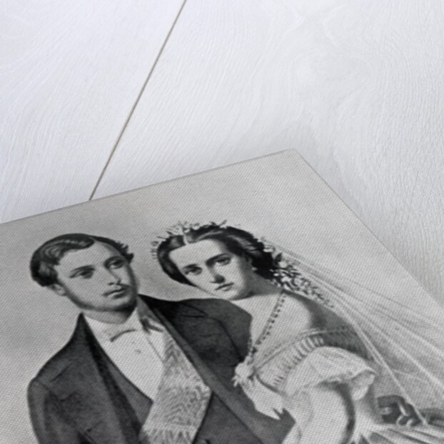 King Edward and Queen Alexandra at the time of their marriage by English School