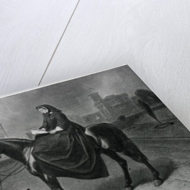 Queen Victoria at Osborne, after the painting of 1865 by Edwin (after) Landseer