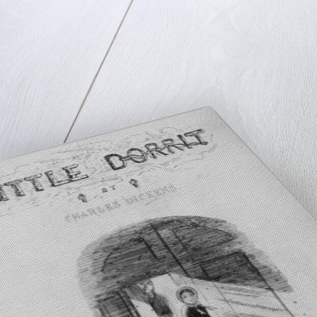 Frontispiece to 'Little Dorrit' by Charles Dickens, 1857 by Hablot Knight Browne