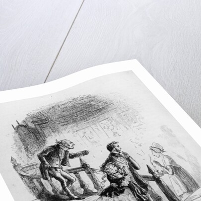 Flora's tour of inspection by Hablot Knight (1815-92) Browne