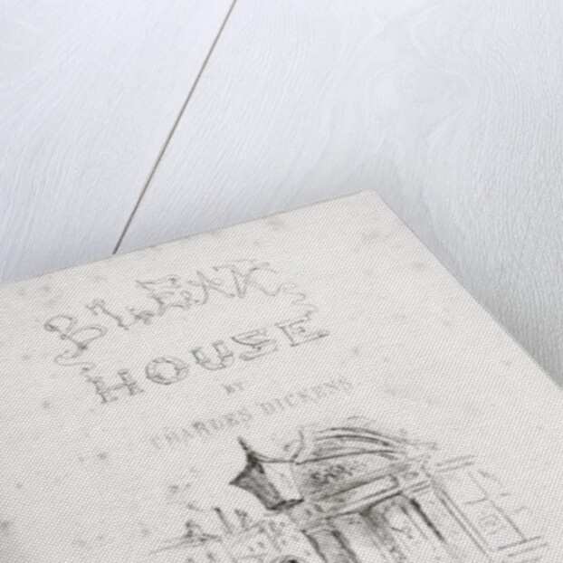 Title page of 'Bleak House' by Charles Dickens published 1853 by Hablot Knight (1815-92) Browne