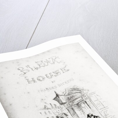 Title page of 'Bleak House' by Charles Dickens published 1853 by Hablot Knight (1815-92) Browne