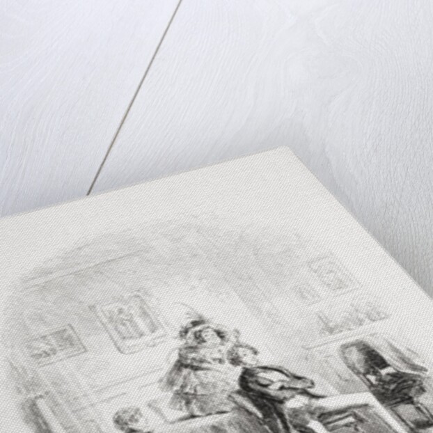 I make the acquaintance of Miss. Mowcher by Hablot Knight (1815-92) Browne