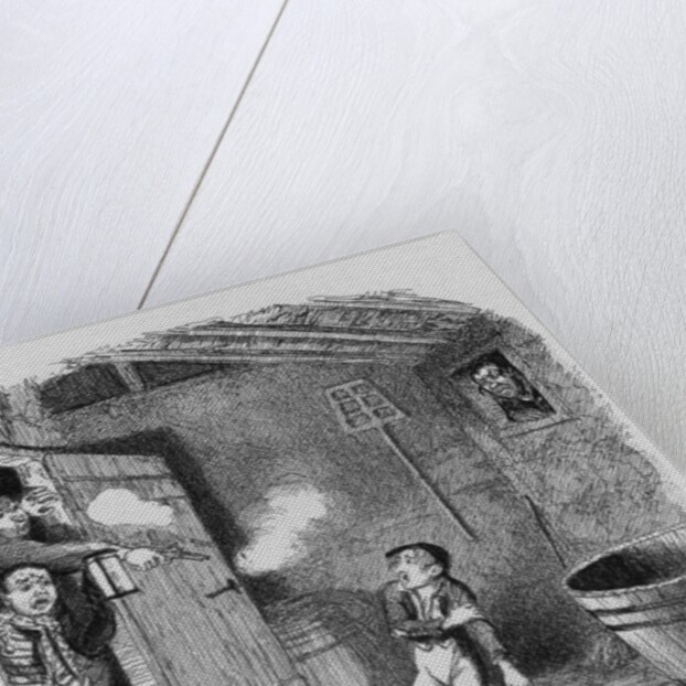 The Burglary by George Cruikshank