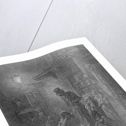 Wentworth Street, Whitechapel by Gustave (after) Dore