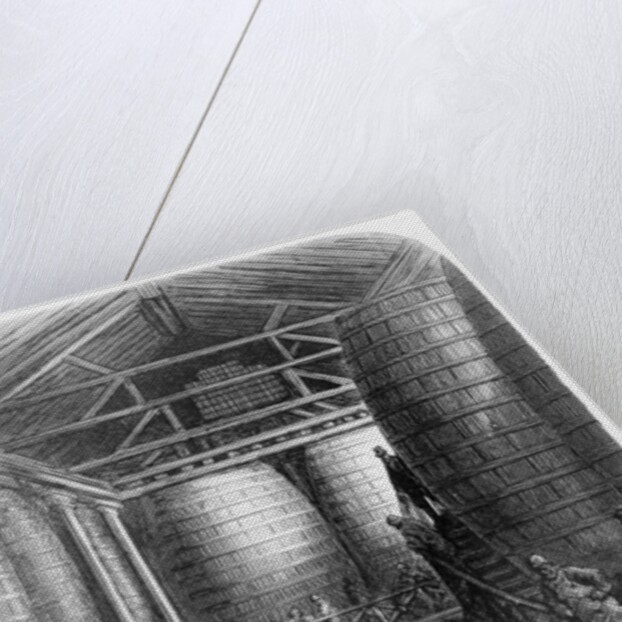 Large barrels in a brewery by Gustave Dore