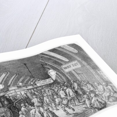 The workmen's train, 1872 by Gustave Dore