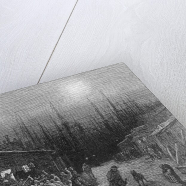 The Docks Night Scene by Gustave (after) Dore