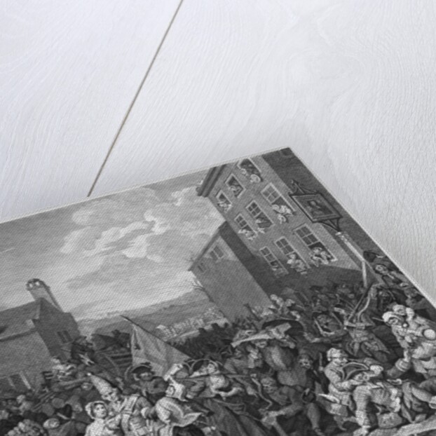 A Representation of the March of the Guards towards Scotland in the Year 1745, published 1750 by William Hogarth