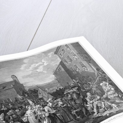 A Representation of the March of the Guards towards Scotland in the Year 1745, published 1750 by William Hogarth