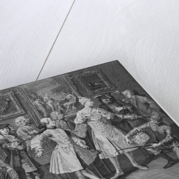 Scene II: The Rake's Levee, 1735 by William Hogarth