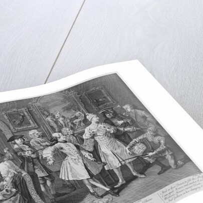 Scene II: The Rake's Levee, 1735 by William Hogarth