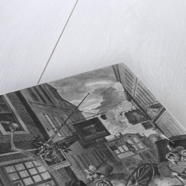 Times of the Day, Night, 1738 by William Hogarth