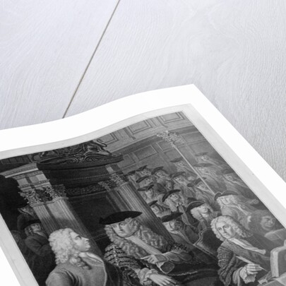 The House of Commons in Walpole's administration by William Hogarth