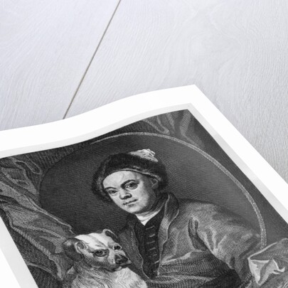 Self Portrait, engraved by T. Cook, 1809 by William (after) Hogarth