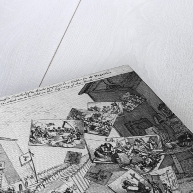 The Battle of the Pictures, 1745 by William Hogarth