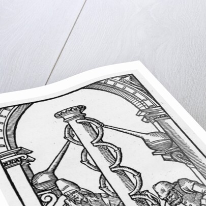 The Alchemist at Work by French School